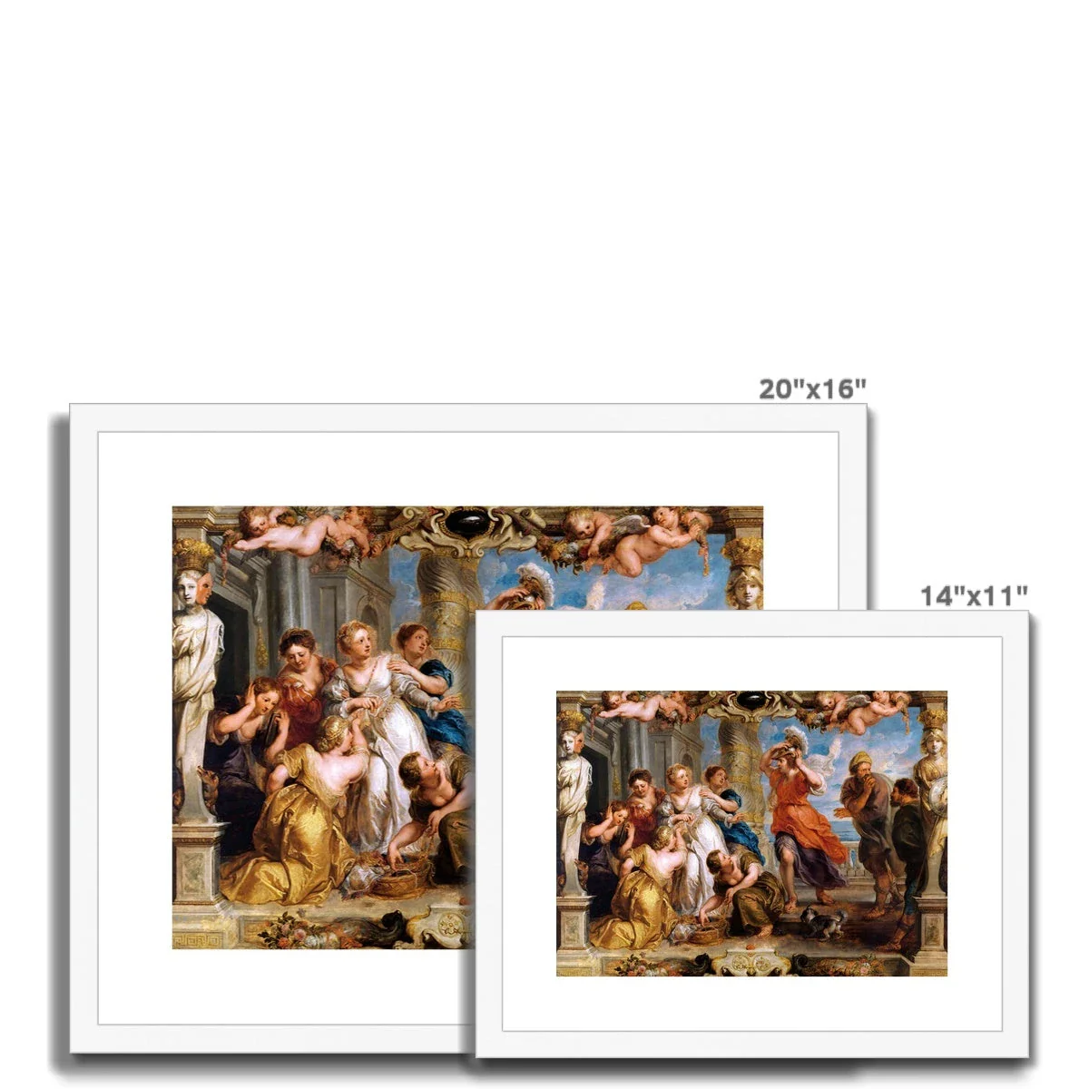 Peter Paul Rubens Greece Artwork. Framed Open Edition Art Print. 'Achilles Discovered by Ulysses among the Daughters of Lycomedes' (1630-1635). Greek Art Gallery Historic Art - Image 10