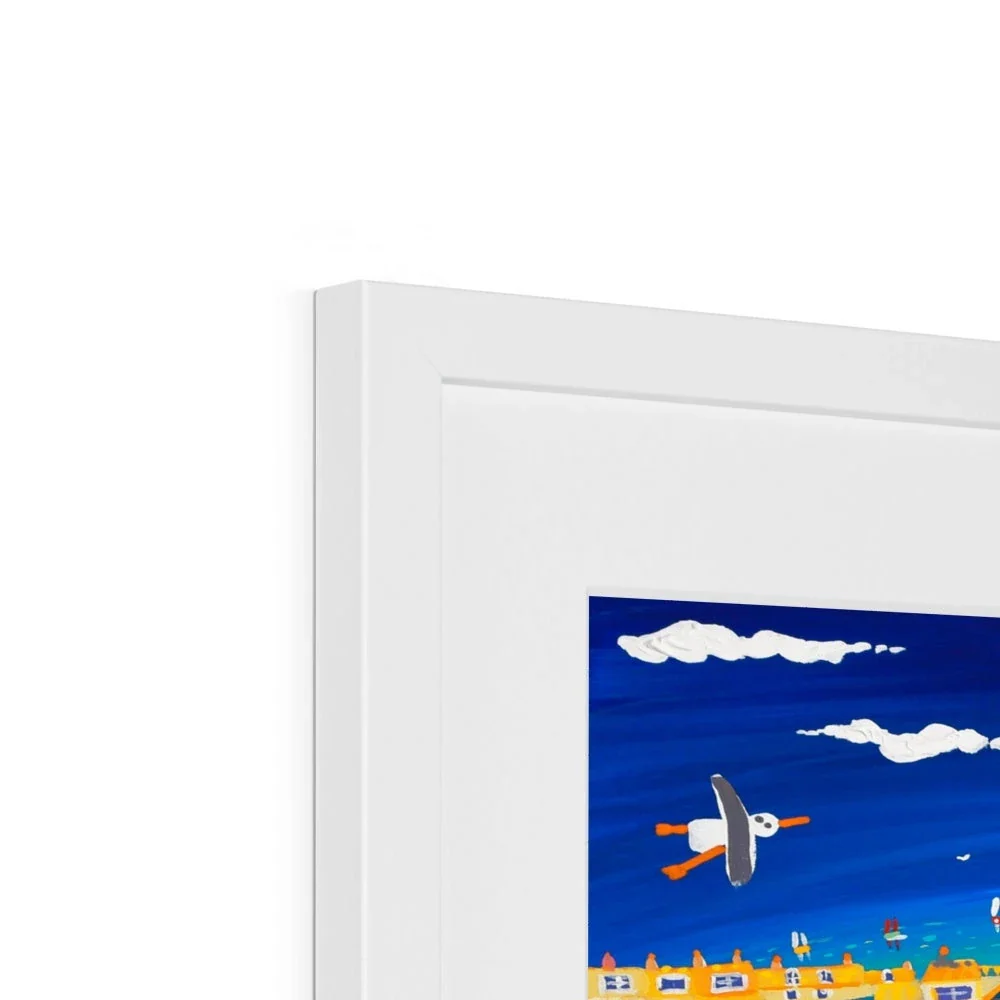 John Dyer Framed Open Edition Cornish Art Beach Print. 'Arty St Ives'. Cornwall Art Gallery - Image 11