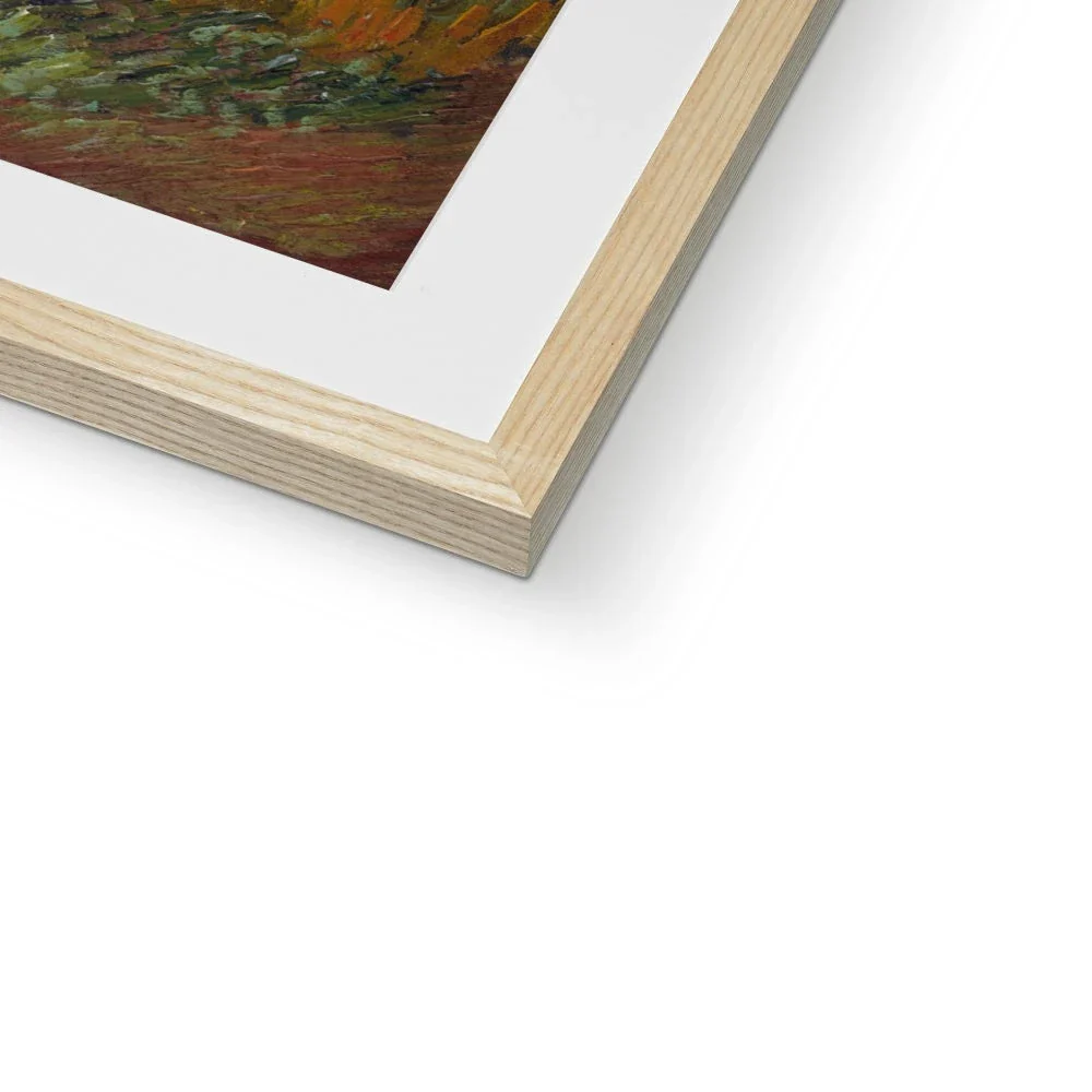 'Bouquet of Flowers a Vase' Garden Still Life by Vincent Van Gogh. Framed Open Edition Fine Art Print. Historic Art - Image 9