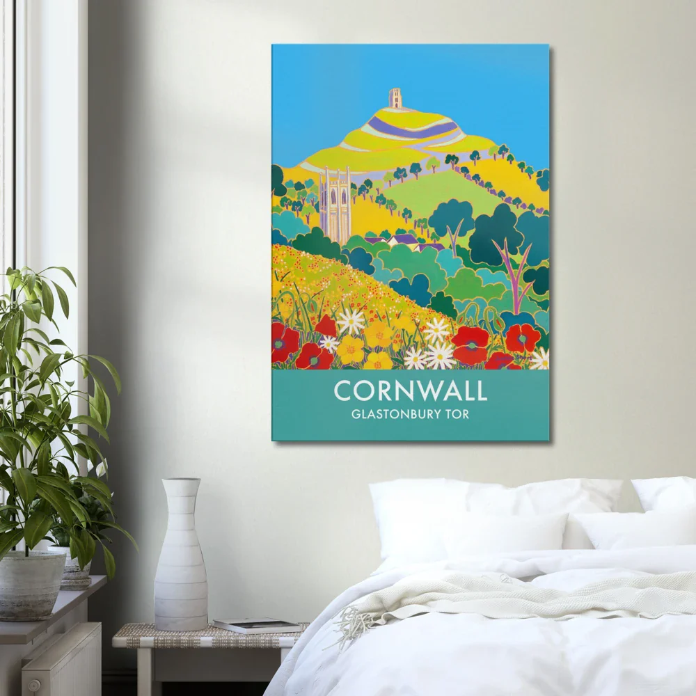 Canvas Art Print by Joanne Short of Glastonbury Tor, Somerset. - Image 3