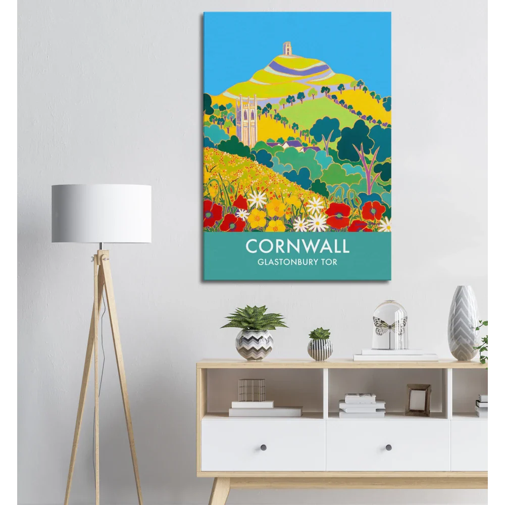 Canvas Art Print by Joanne Short of Glastonbury Tor, Somerset. - Image 4