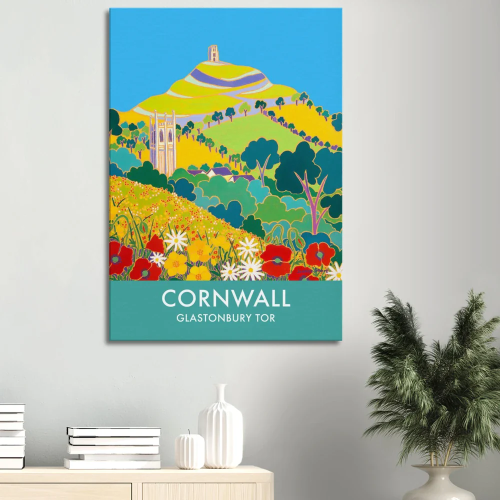 Canvas Art Print by Joanne Short of Glastonbury Tor, Somerset. - Image 5