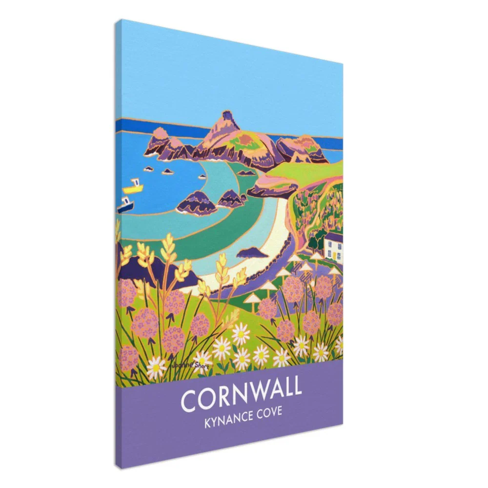 Canvas Art Print by Joanne Short of Kynance Cove, Cornwall from our Cornwall Art gallery - Image 7