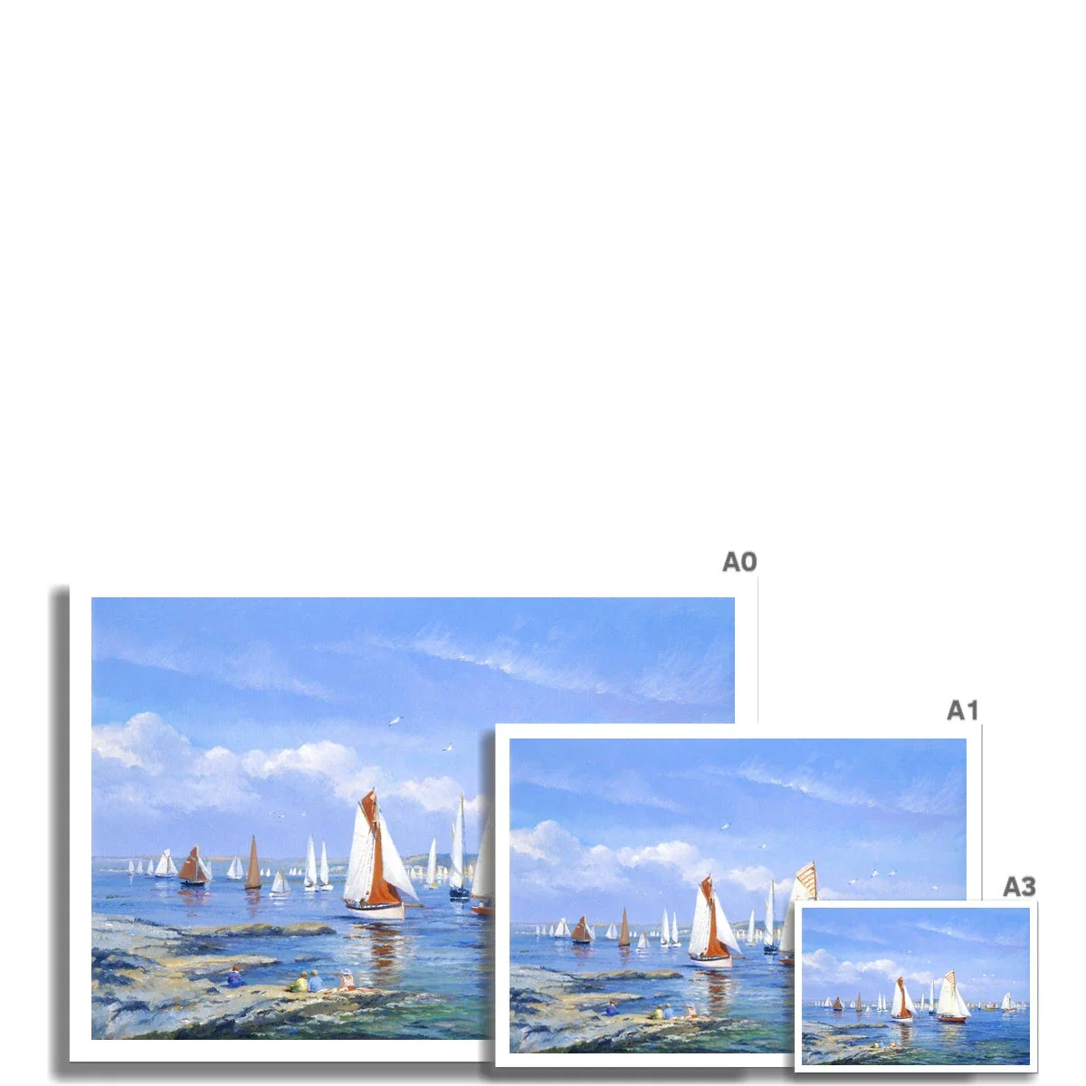 Ted Dyer Fine Art Print. Open Edition Cornish Art Print. 'Classics III'. Cornwall Art Gallery - Image 3
