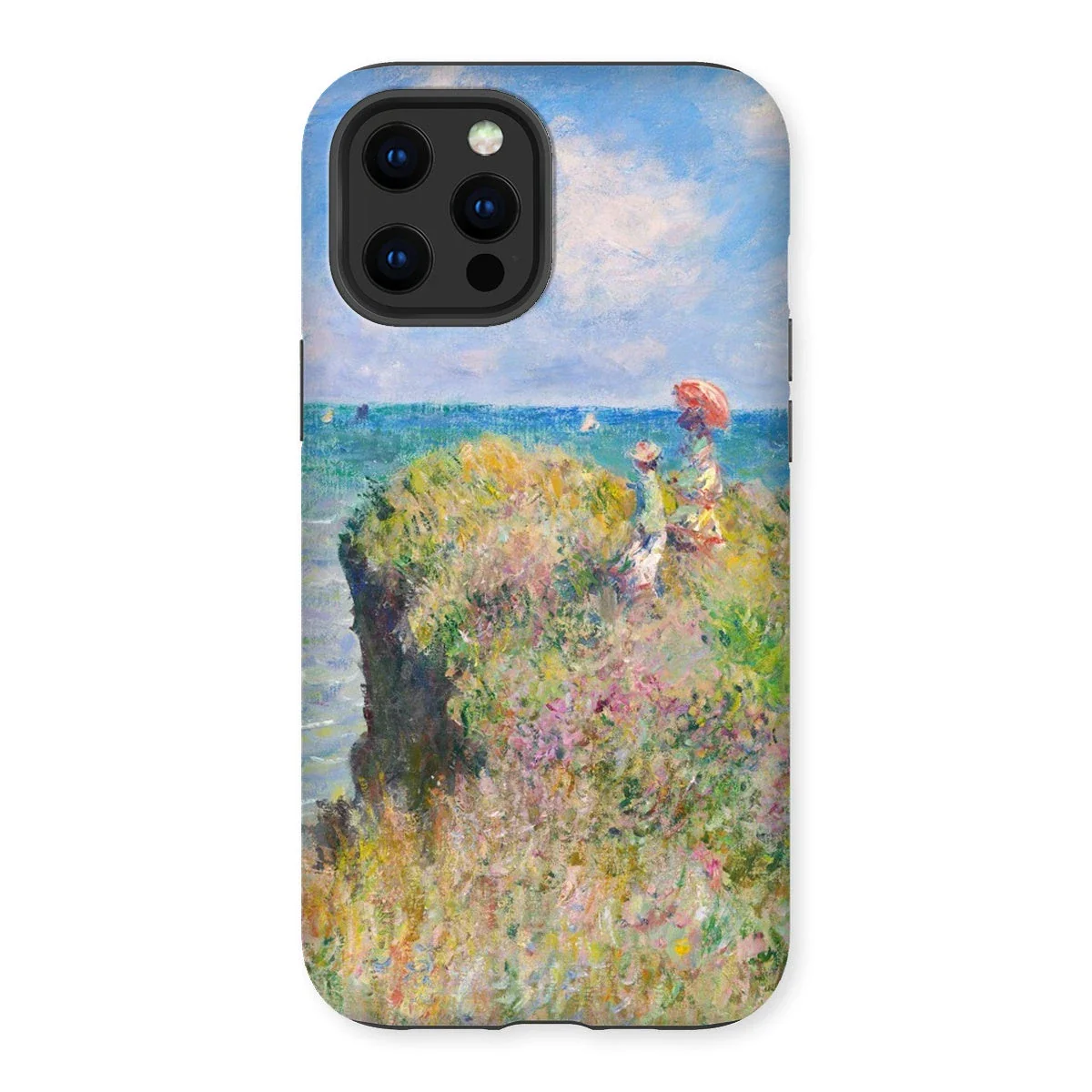 'Cliff Walk at Pourville' by Claude Monet. Historic Art Tough Phone Case - Image 8