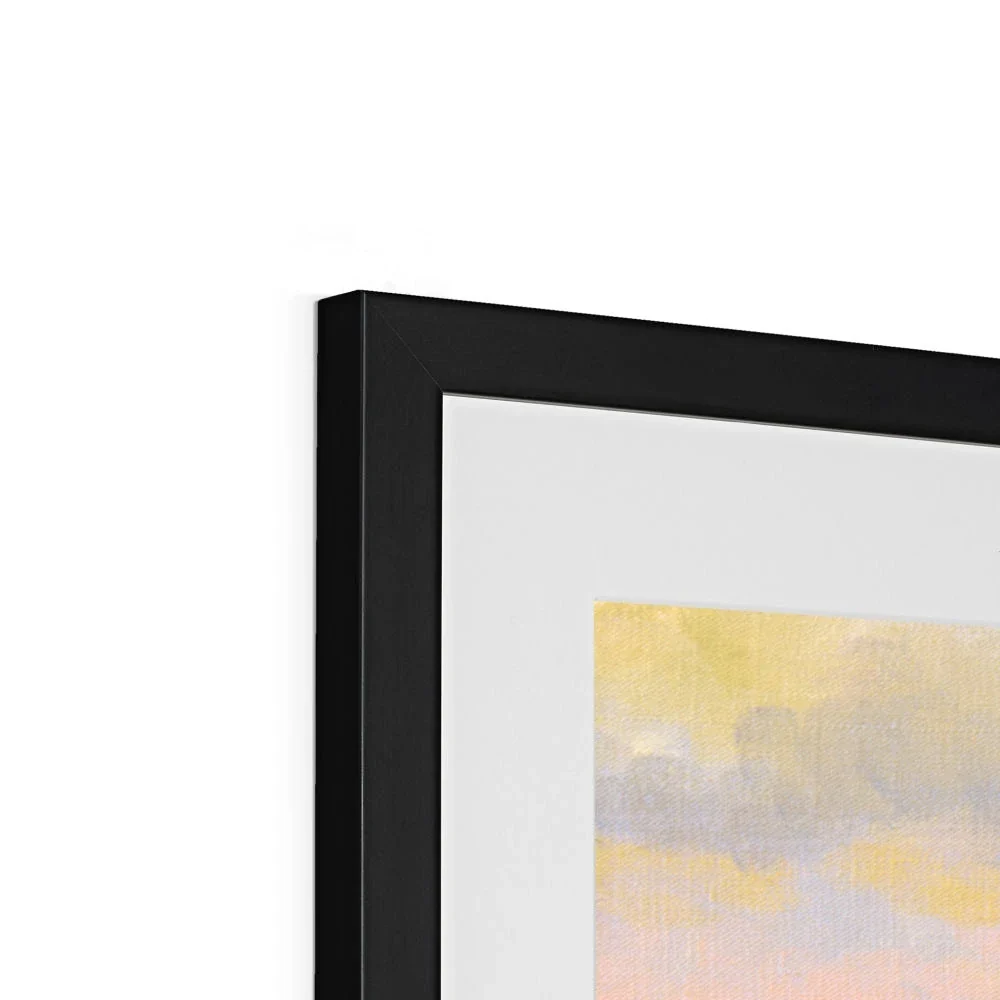 'Evening on the Cliffs' by Ted Dyer. Framed Open Edition Coastal Cornish Fine Art Print. - Image 7