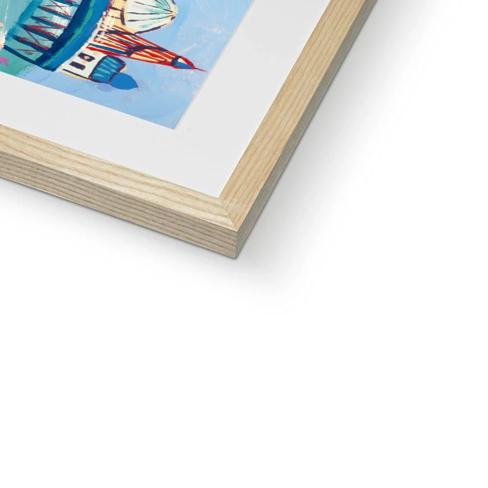 John Dyer Framed Open Edition Seaside Art Print. 'Flags on the Palace Pier, Brighton' - Image 9