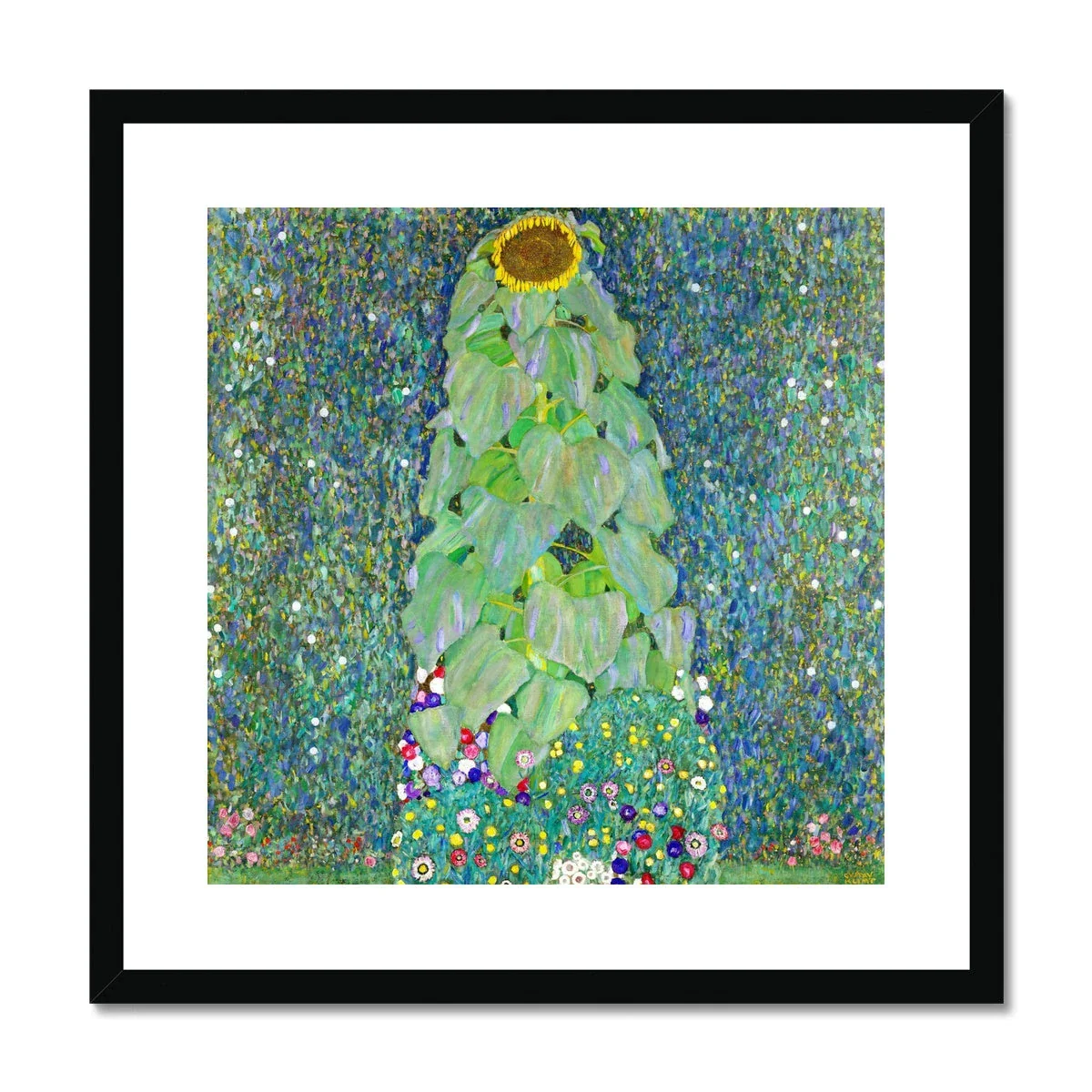 Gustav Klimt Framed Open Edition Art Print. 'Sunflower'. Art Gallery Historic Art - Image 2