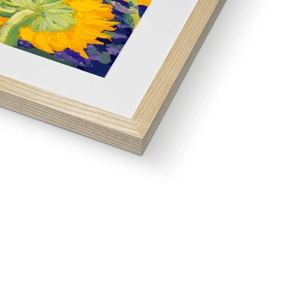 John Dyer Framed Open Edition Sunflower Art Print. 'Hide and Seek in the Sunflowers' - Image 9
