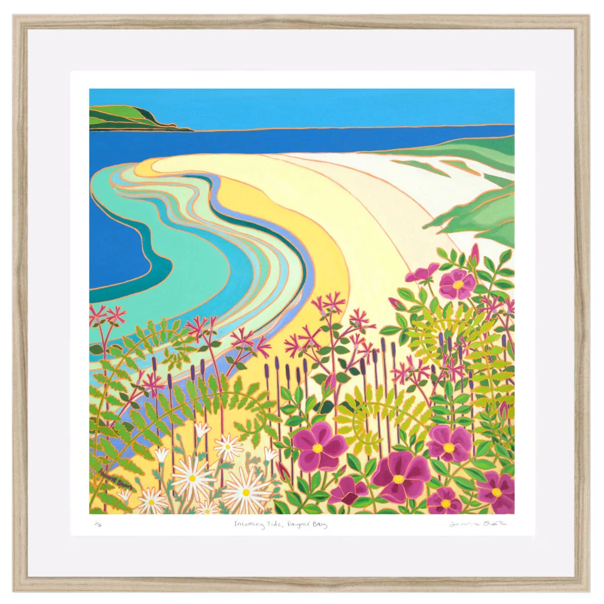 'Incoming Tide, Daymer Bay’ – Framed Special Limited Edition Print of the Camel Estuary Cornwall by Joanne Short - Image 7