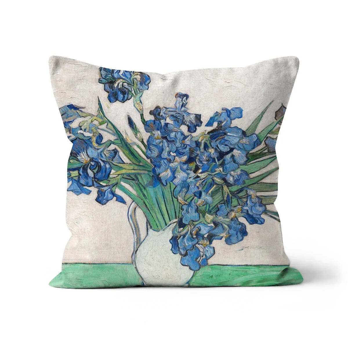 Irises. Classic Art Cushion by Vincent Van Gogh - Image 13