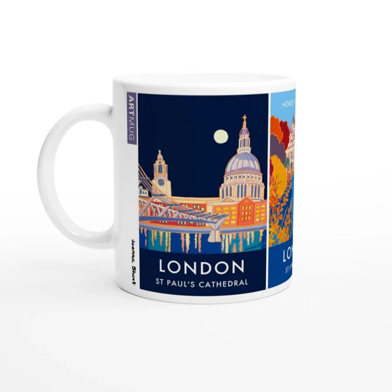 Joanne Short London Mug. St Paul's Cathedral, St James's Park, Horse Guards Parade, Royal Albert Hall - Image 2
