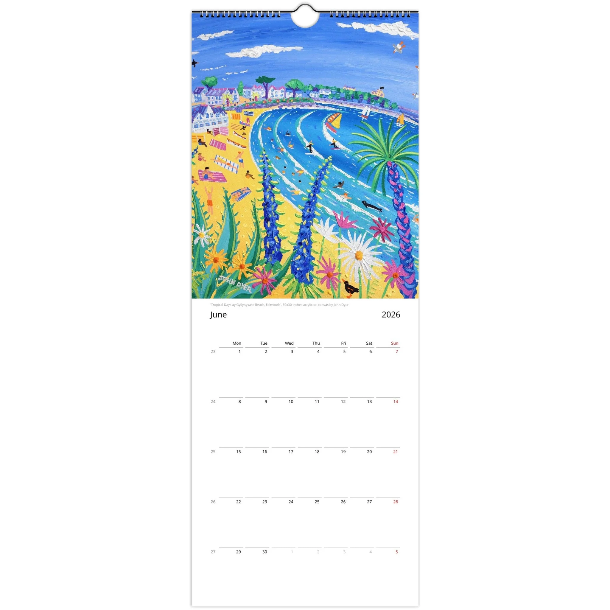 John Dyer 2026 Cornwall Wall Art Calendar - Image 7
