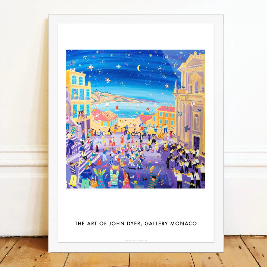 John Dyer Wall Art Poster Print. Musicians in Menton. Conservatoire de Musique. France Art Gallery - Image 2
