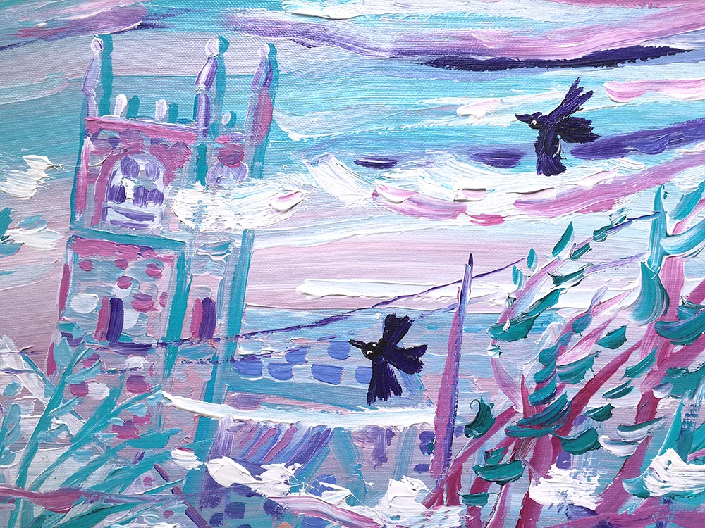 John Dyer Painting. Mysterious Mist, Zennor, Cornwall - Image 5