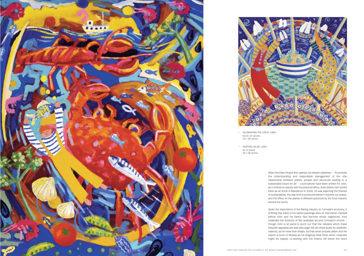 Cornish Artist Book about John Dyer. ‘Painting the Colours of the World’. Foreword by Alan Titchmarsh. - Image 4