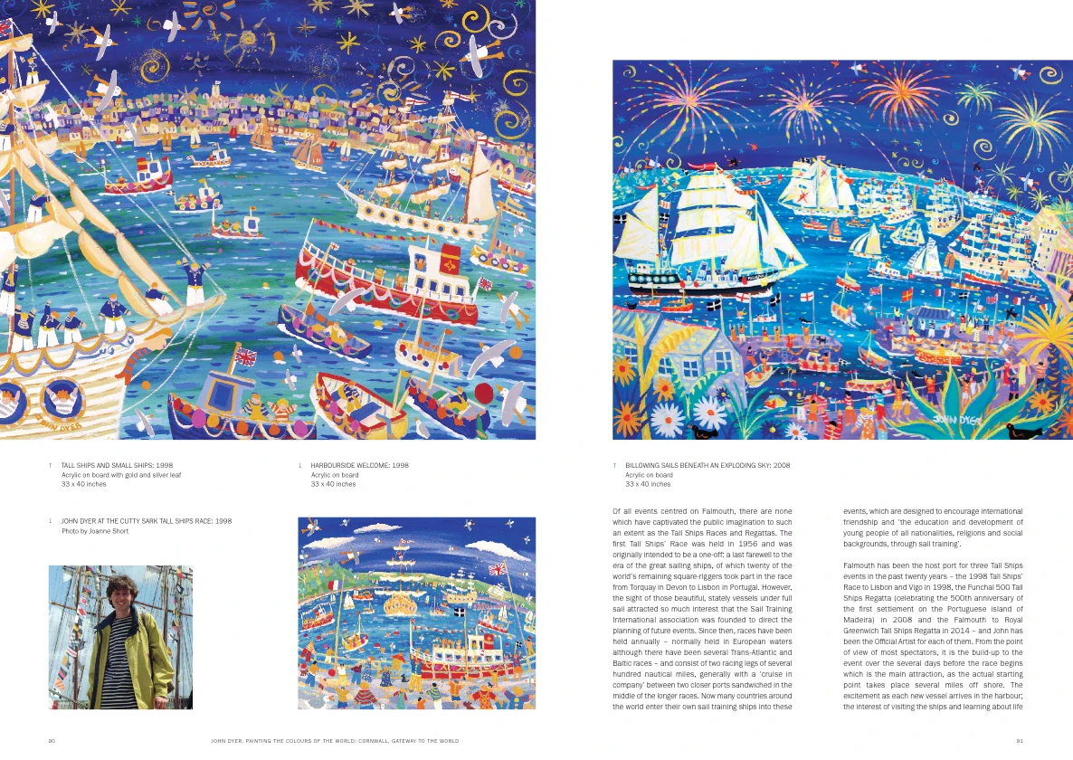Cornish Artist Book about John Dyer. ‘Painting the Colours of the World’. Foreword by Alan Titchmarsh. - Image 5