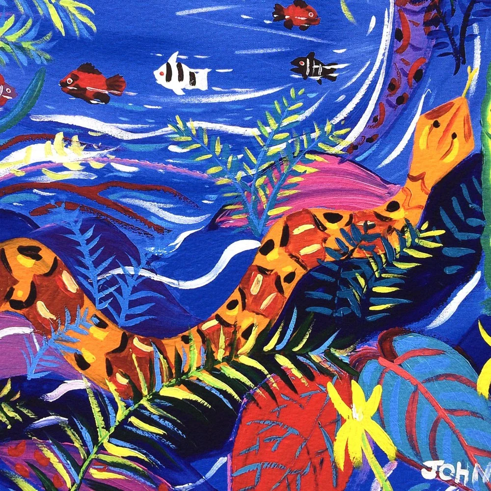 Limited Edition by artist John Dyer. Yuxi Yuve - The Water Spirit of the Amazon Rainforest. Eden Project Artist in Residence - Image 3