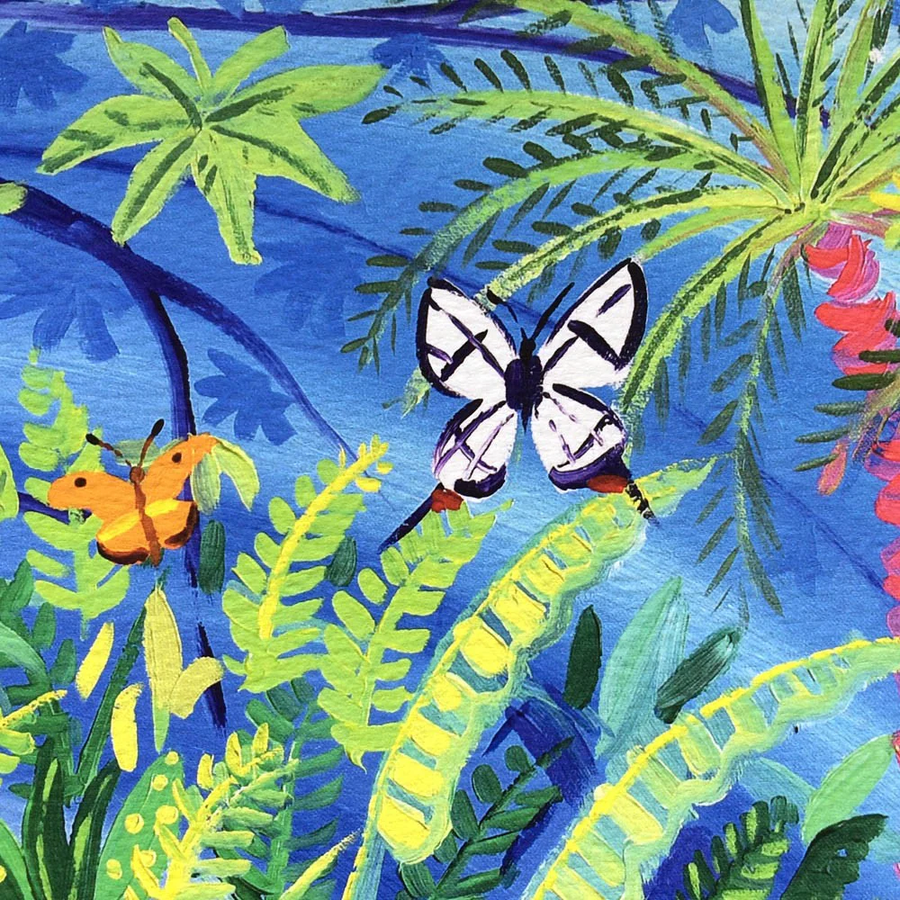 Limited Edition by artist John Dyer. Yuxi Yuve - The Water Spirit of the Amazon Rainforest. Eden Project Artist in Residence - Image 4
