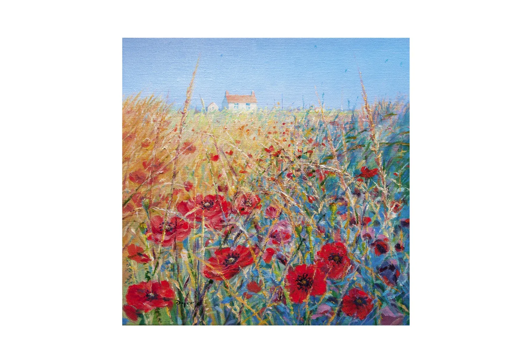 Limited Edition Print. The Poppy Field.  By Ted Dyer - Image 2