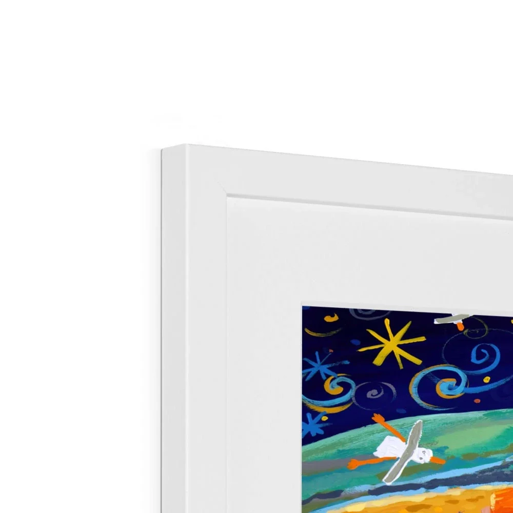 John Dyer Framed Open Edition Cornish Fine Art Print. 'Love Story, Gunwalloe, Church Cove'. Cornwall Art Gallery - Image 11