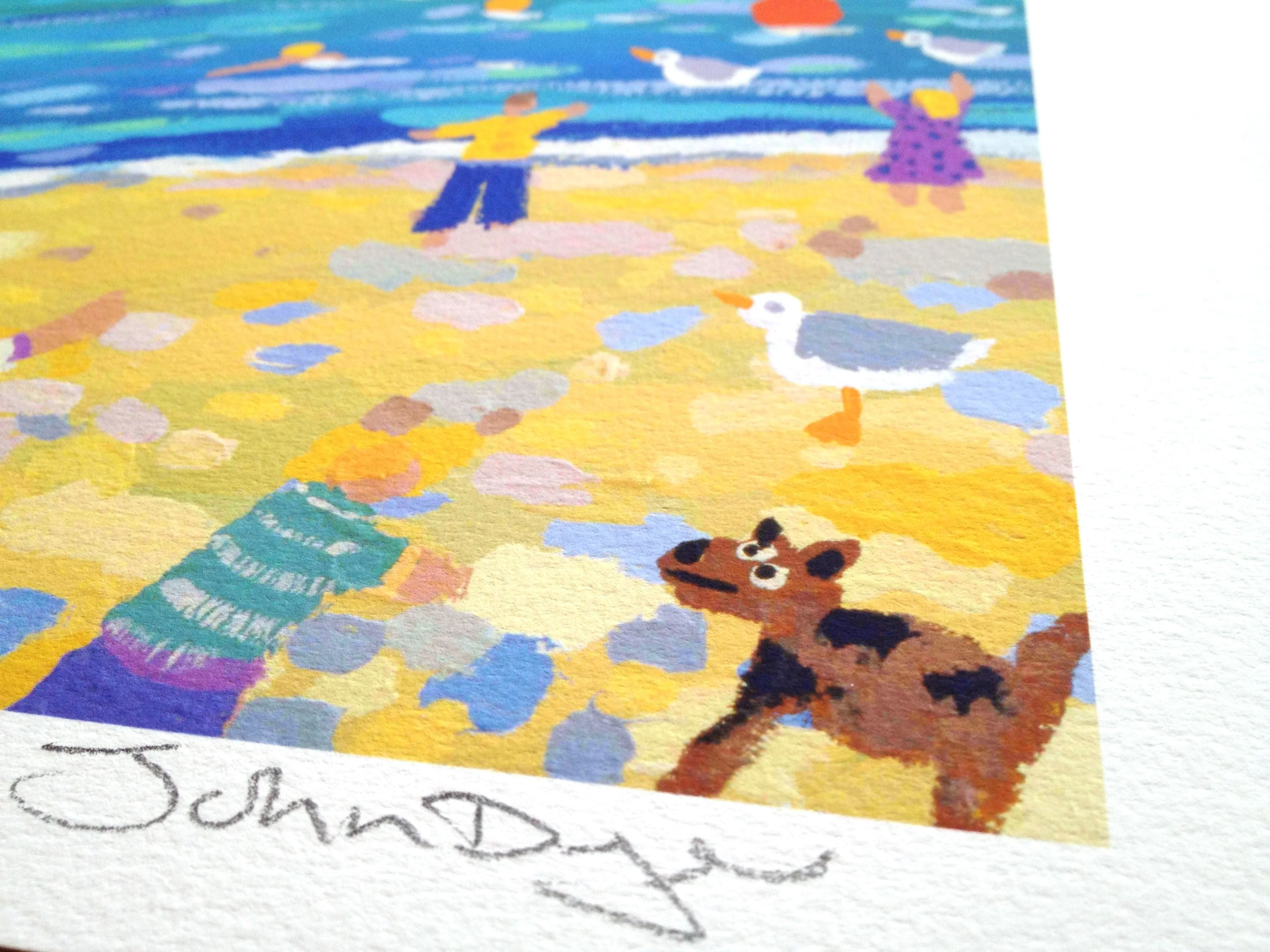 Signed Limited Edition Print by Cornish Artist John Dyer. 'Mad Dogs and Cornishmen, Falmouth, Flushing'. Cornwall Art Gallery Print - Image 3