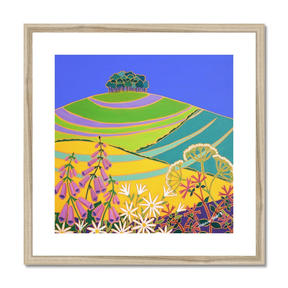Joanne Short Framed Open Edition Fine Art Print. 'Heading Home to Cornwall' Nearly There Trees. Nearly Home Trees. Coming Home Trees, Cookworthy Knapp - Image 3