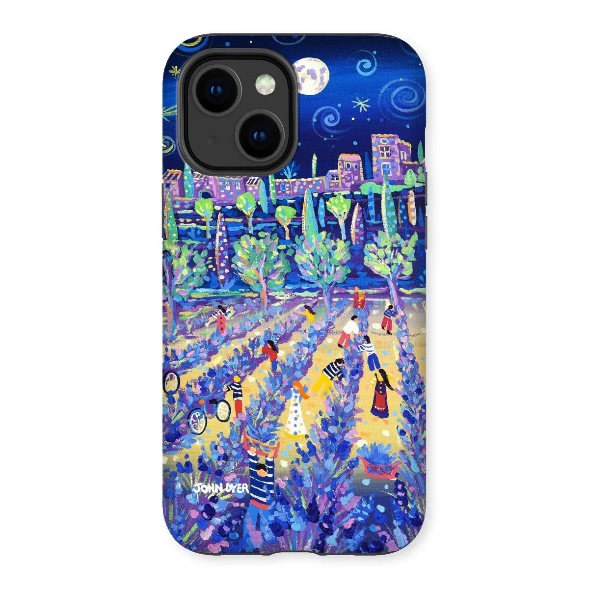 Tough Art Phone Case. Lavender Pickers, Provence, France. Artist John Dyer. Cornwall Art Gallery. - Image 26