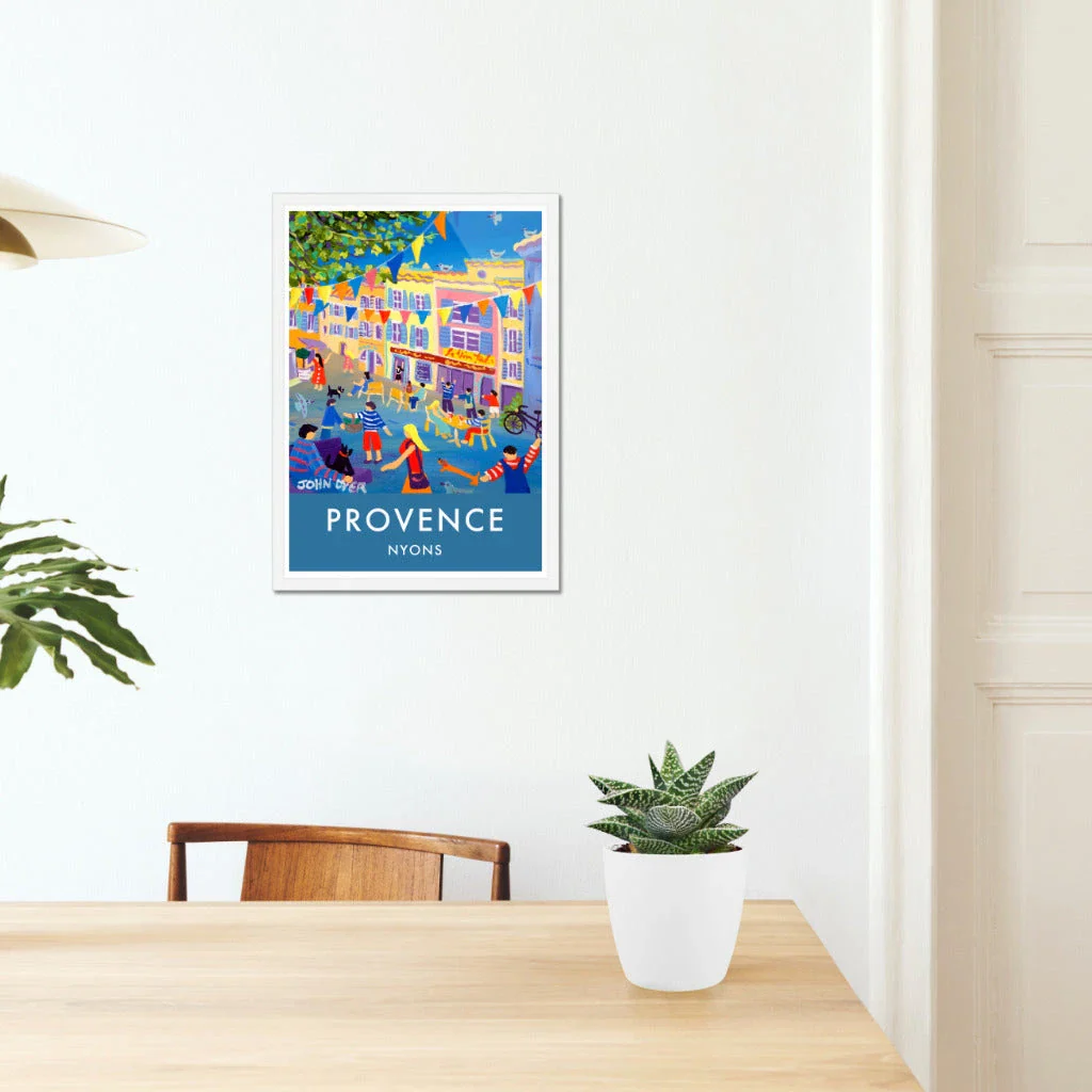 French Wall Art Poster Print by John Dyer. Nyons, Provence. French Art Gallery - Image 5