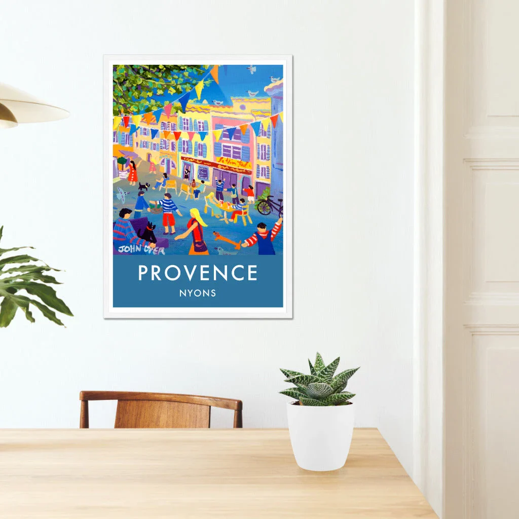 French Wall Art Poster Print by John Dyer. Nyons, Provence. French Art Gallery - Image 6