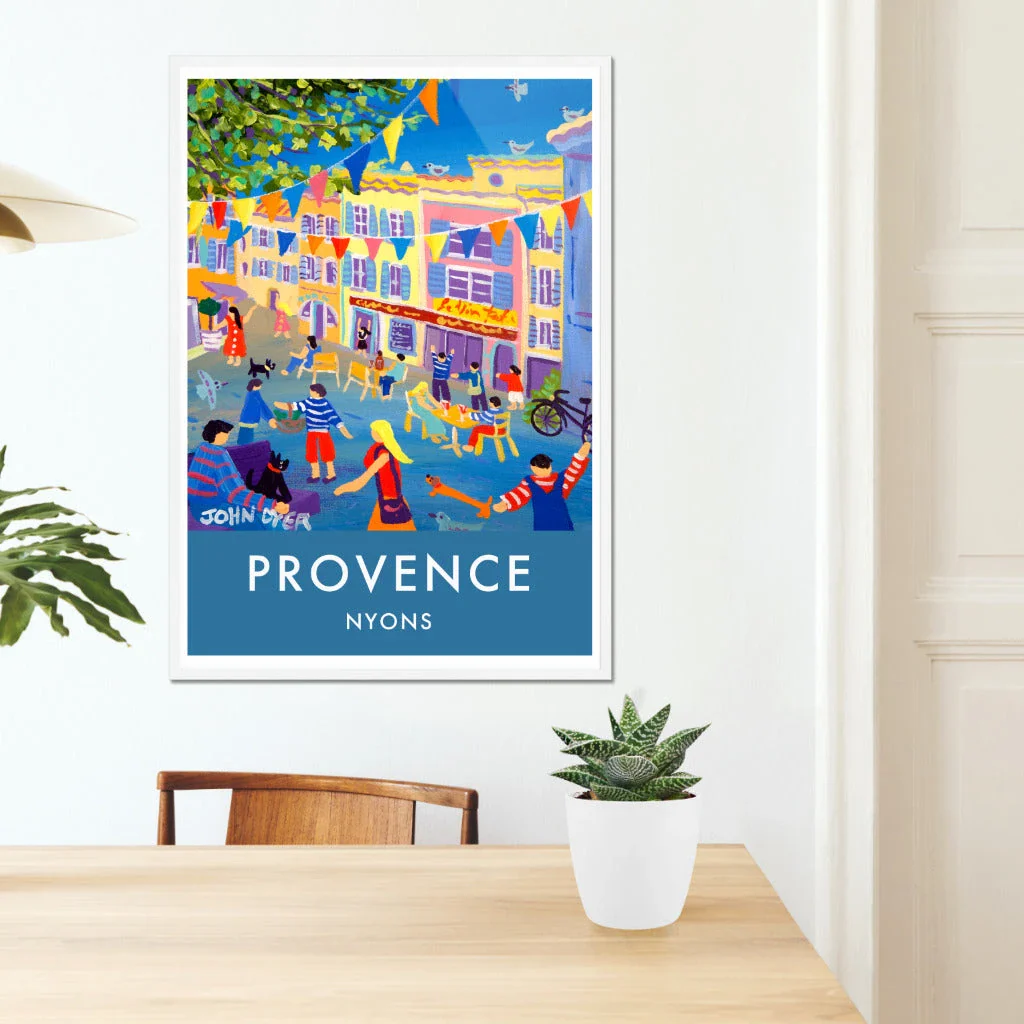 French Wall Art Poster Print by John Dyer. Nyons, Provence. French Art Gallery - Image 7