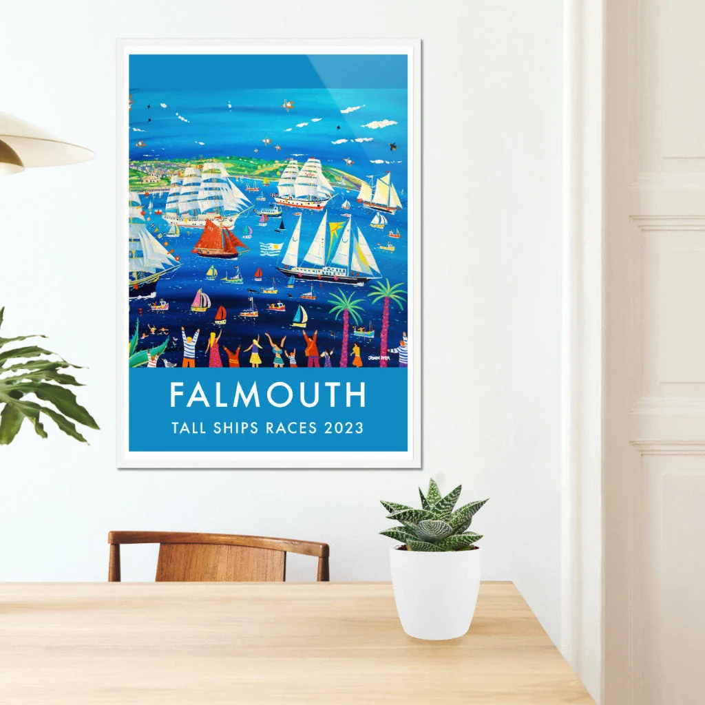Wall Art Poster Print by John Dyer for the Falmouth Tall Ships Races Magellan - Elcano 2023 - Image 7