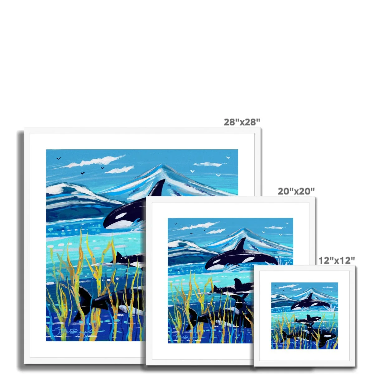 John Dyer Orca - Killer Whale Framed Open Edition Ocean Fine Art Print. Animal Art Prints - Image 11