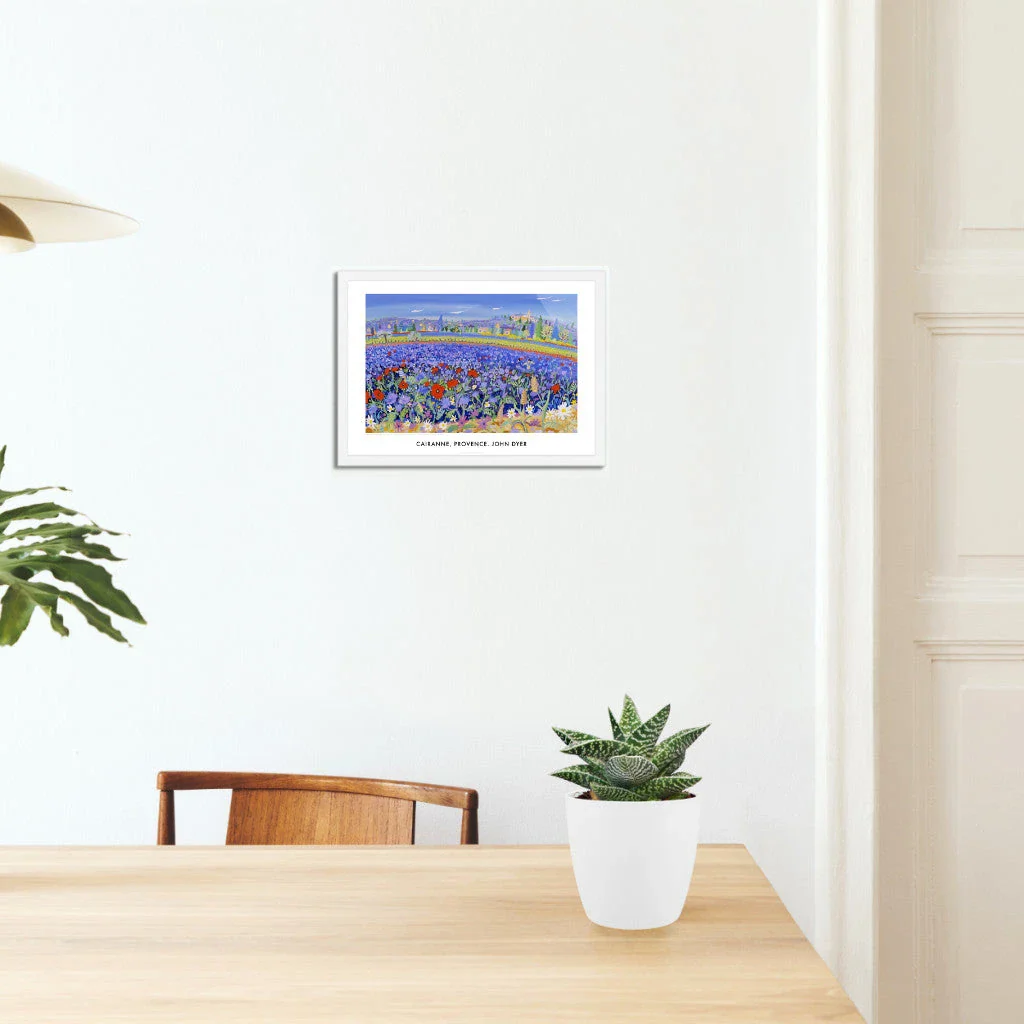 French Wall Art Poster Print of Cairanne, Provence, by John Dyer. French Art Gallery - Image 4