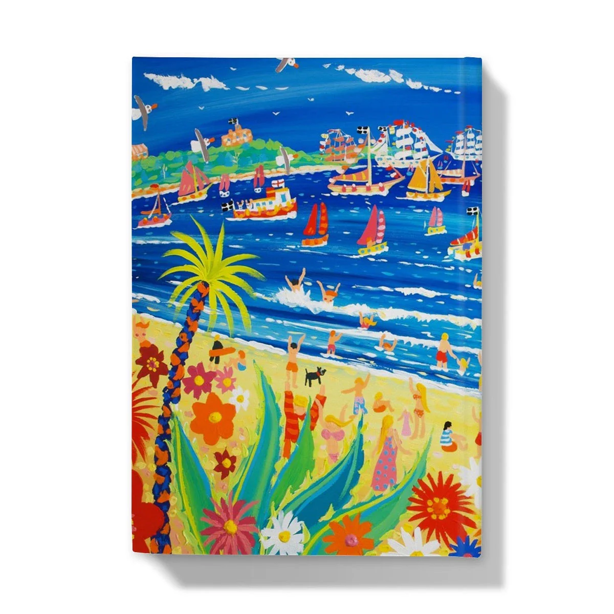 John Dyer Art Hardback Notebook Journal. Gyllyngvase Beach, Falmouth Tall Ships - Image 11