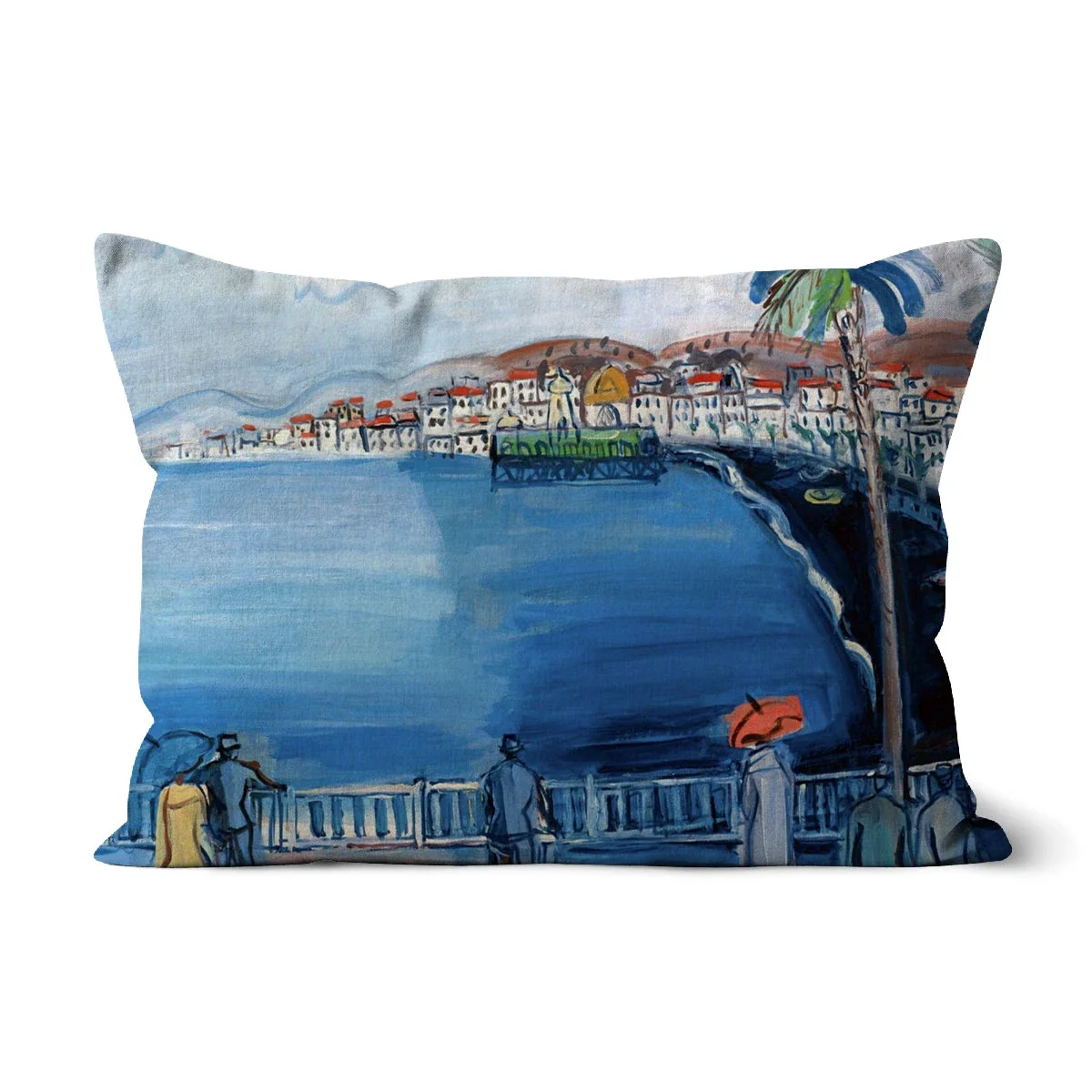 'Baie des Anges, Nice, France' Classic Art Cushion by Raoul Dufy - Image 12