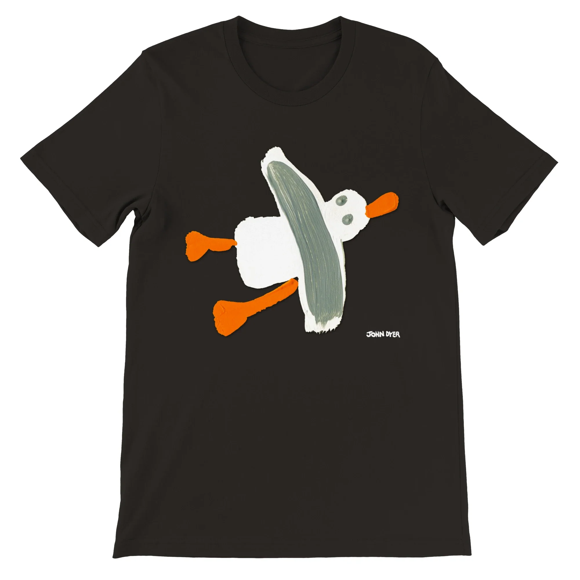 John Dyer Unisex Cornwall Art T-Shirt. 'Cornish Seagull'. Cornish Art. St Ives Art Gallery. - Image 7