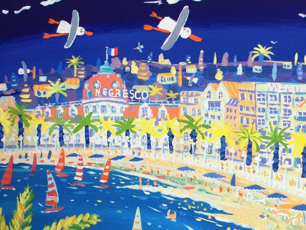 Limited Edition French Print by John Dyer. 'French Kiss, Nice'. - Image 4