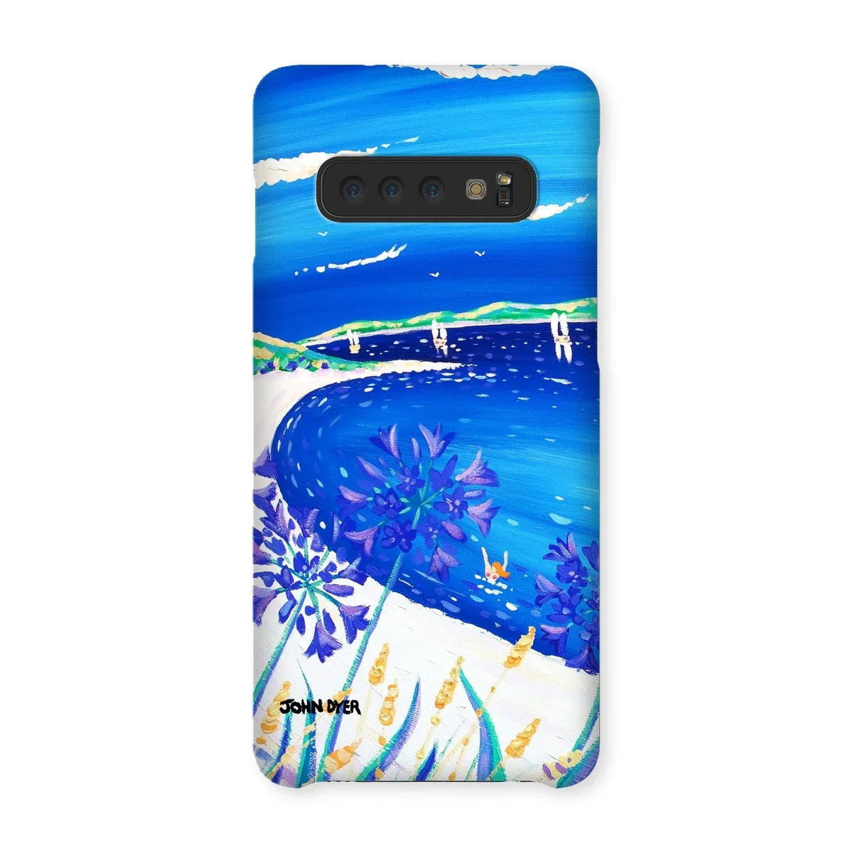Snap Art Phone Case. Agapanthus Flowers, Tresco. Artist John Dyer. Cornwall Art Gallery. - Image 10