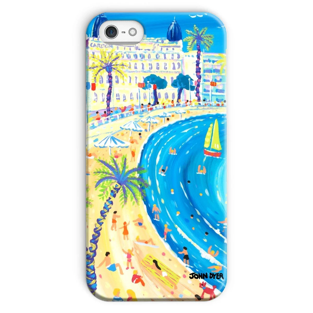 Snap Art Phone Case. Cannes, South of France. Artist John Dyer. Cornwall Art Gallery - Image 33