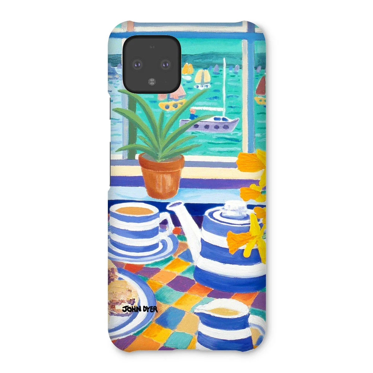 Snap Art Phone Case. Cornishware. Artist John Dyer. Cornwall Art Gallery - Image 17