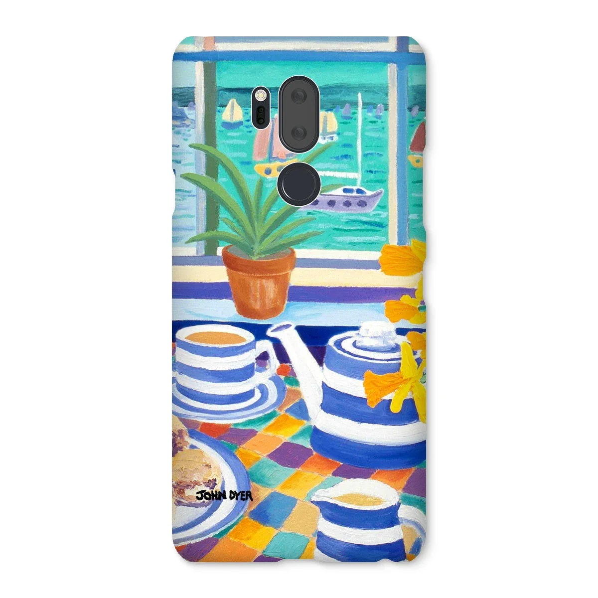 Snap Art Phone Case. Cornishware. Artist John Dyer. Cornwall Art Gallery - Image 39