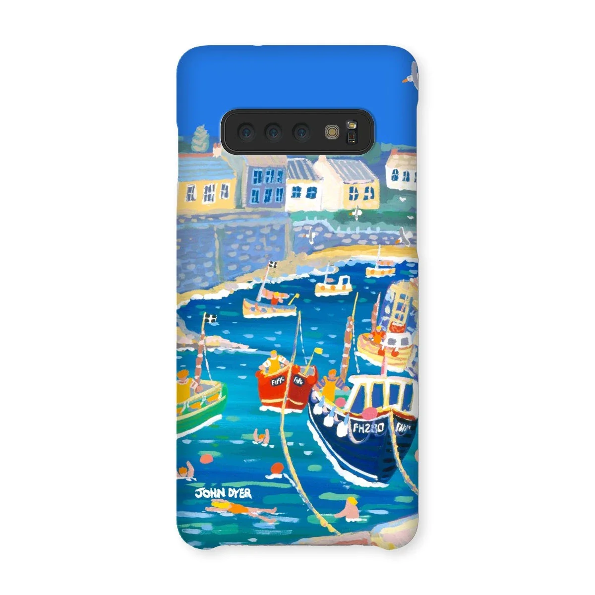Snap Art Phone Case. Coverack Harbour. Artist John Dyer. Cornwall Art Gallery - Image 10