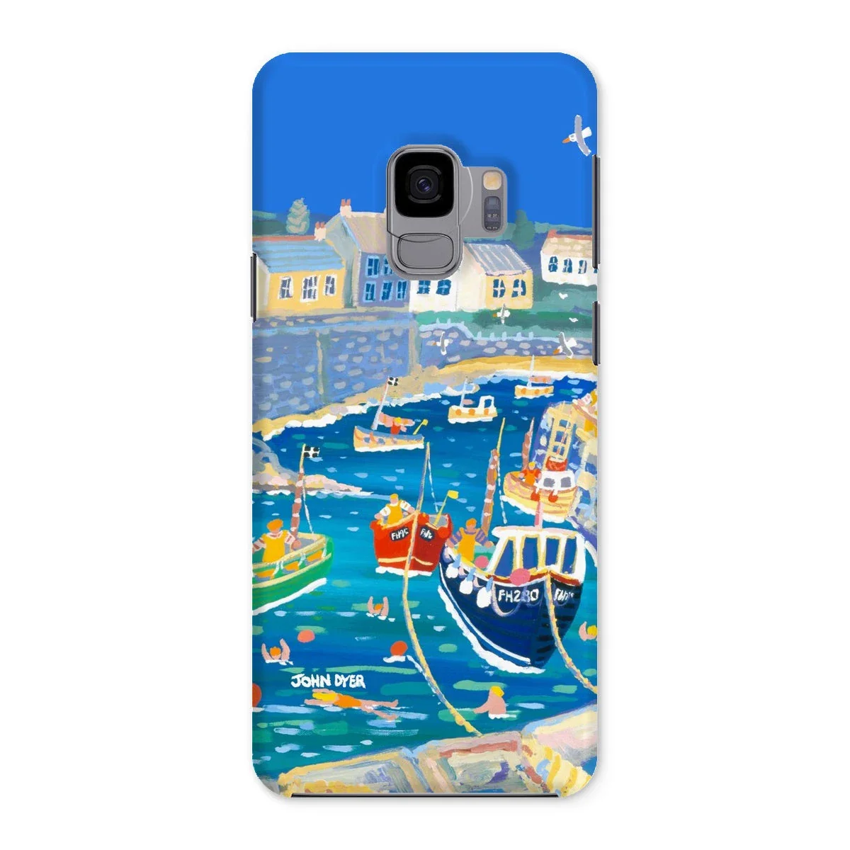 Snap Art Phone Case. Coverack Harbour. Artist John Dyer. Cornwall Art Gallery - Image 14