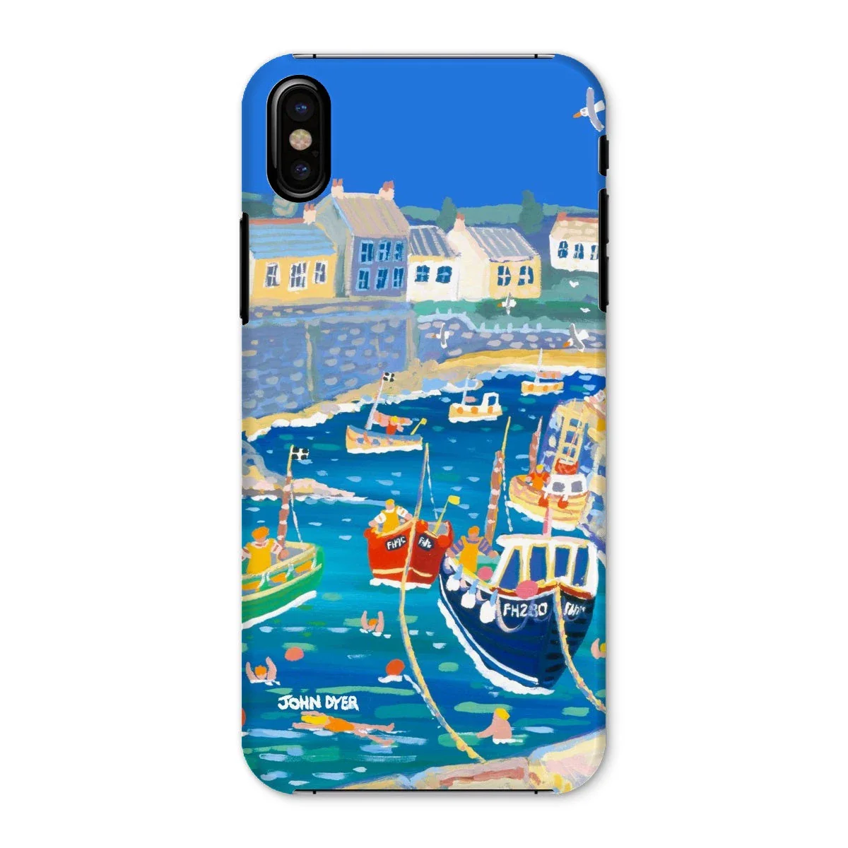 Snap Art Phone Case. Coverack Harbour. Artist John Dyer. Cornwall Art Gallery - Image 34