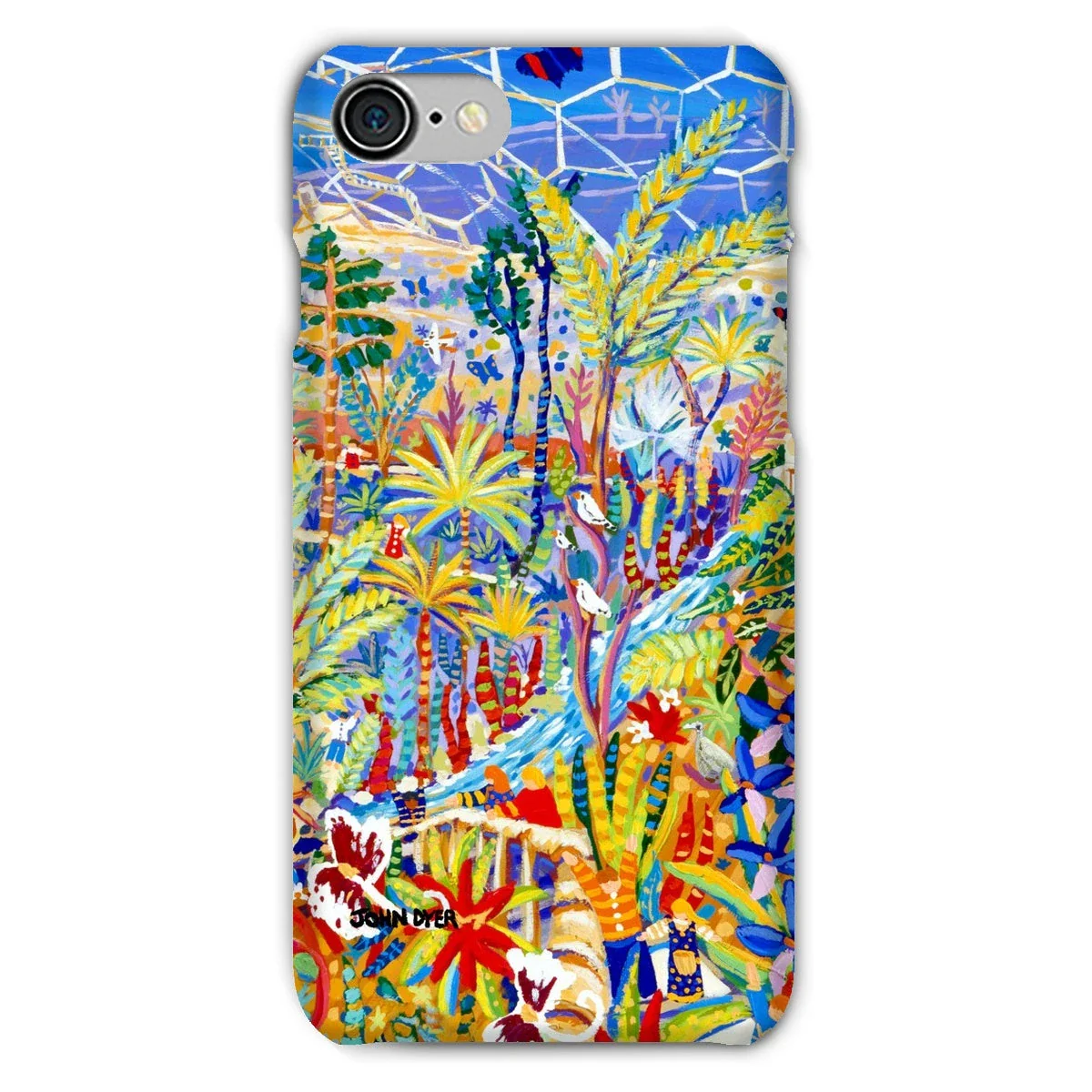 Snap Art Phone Case. Eden Project Rainforest. Artist John Dyer. Cornwall Art Gallery - Image 31