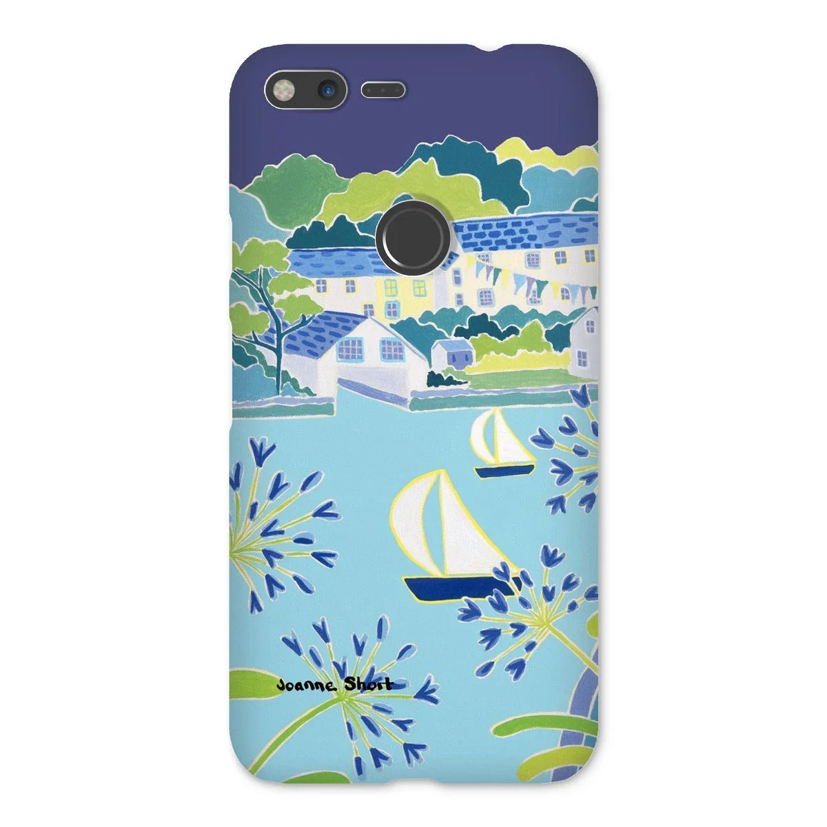 Snap Art Phone Case. Helford River & Village. Artist Joanne Short. Cornwall Art Gallery - Image 19