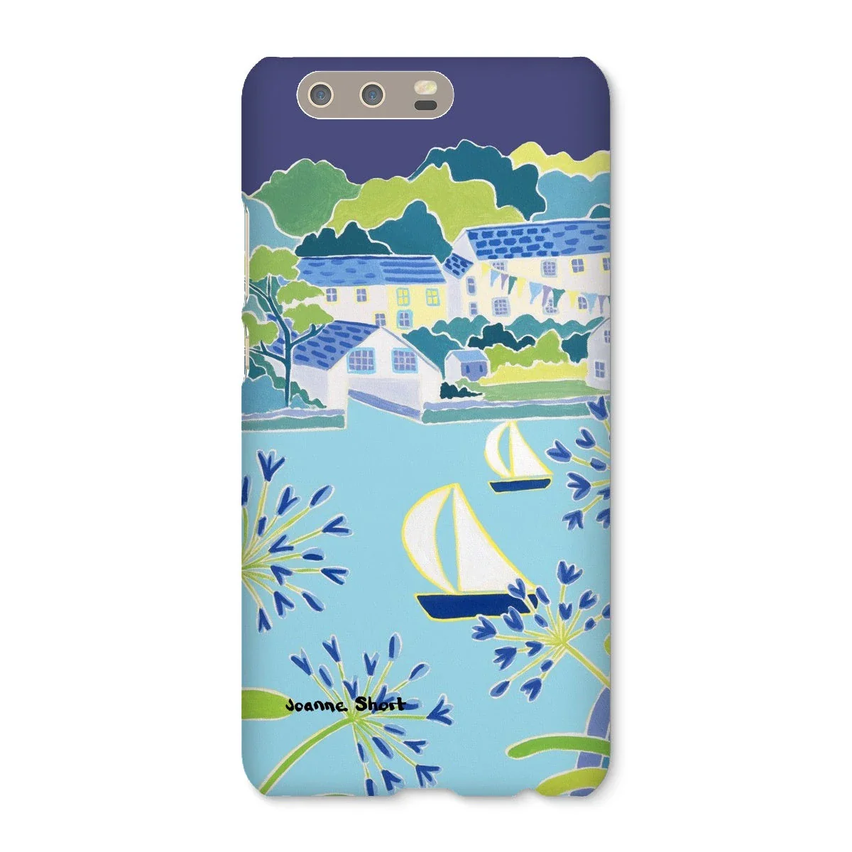 Snap Art Phone Case. Helford River & Village. Artist Joanne Short. Cornwall Art Gallery - Image 21