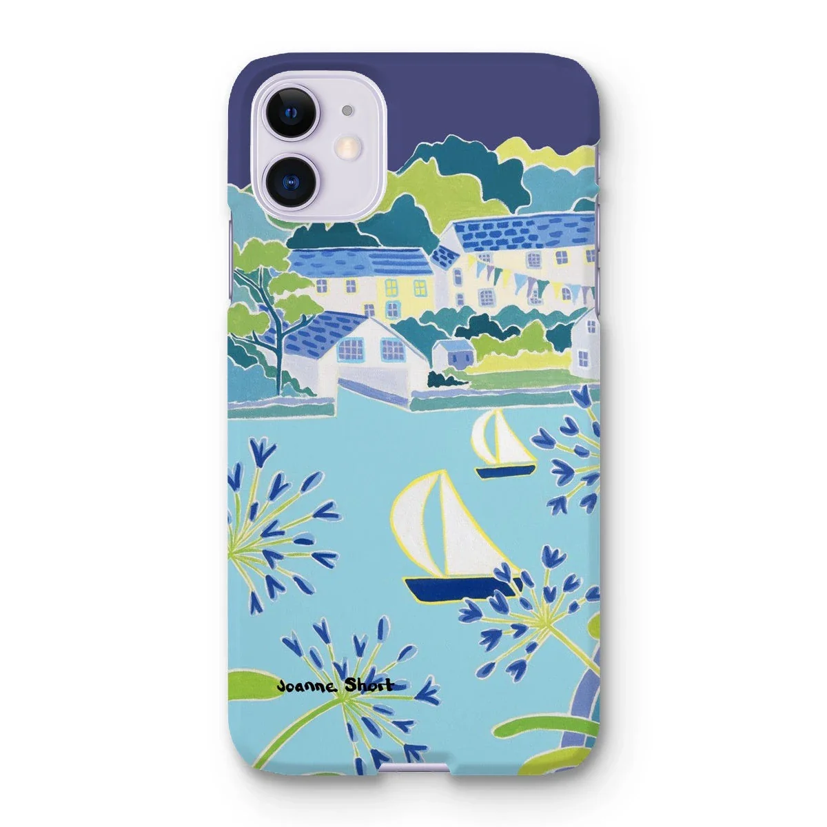 Snap Art Phone Case. Helford River & Village. Artist Joanne Short. Cornwall Art Gallery - Image 24