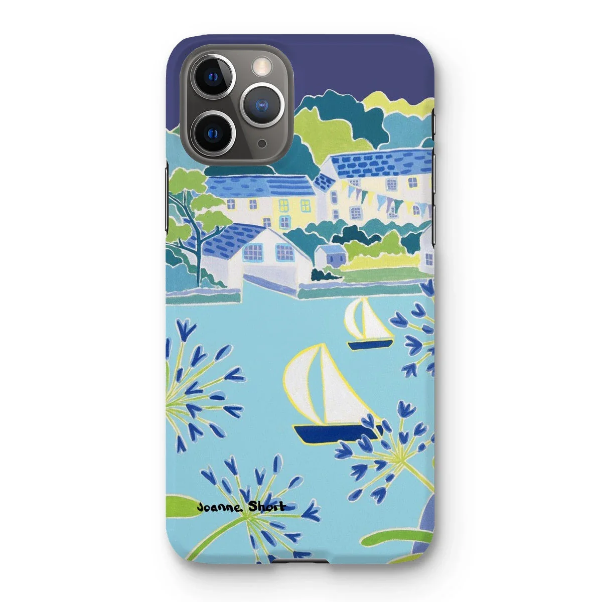 Snap Art Phone Case. Helford River & Village. Artist Joanne Short. Cornwall Art Gallery - Image 25
